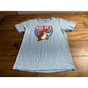 Buc-ee's Mens Size Small Short Short Sleeve Crew Neck Graphic Pullover T-Shirt